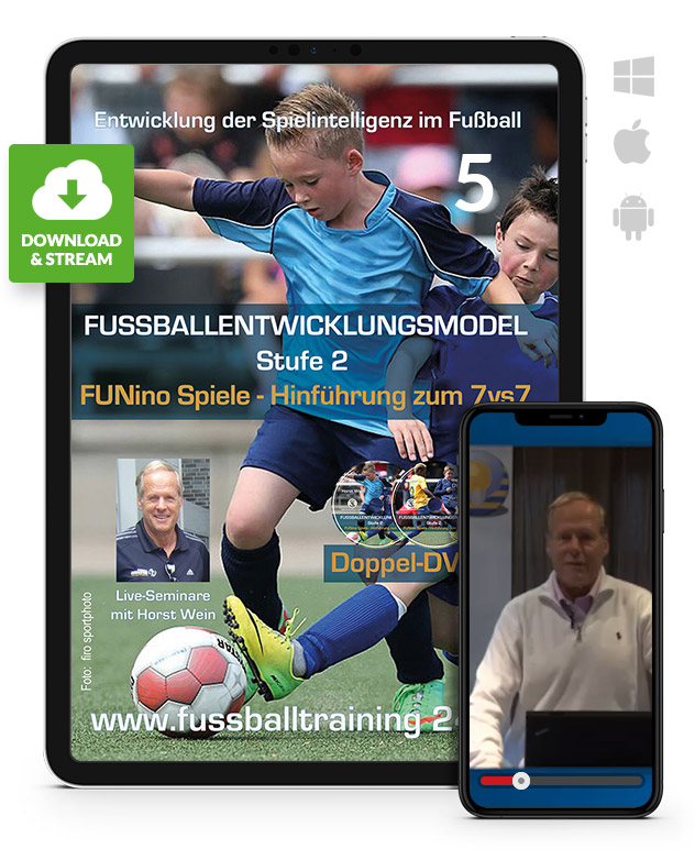 FUNino Spielintelligenz im Fußball Stufe 2 - Seminar 5